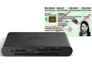 SITECOM Lecteur de cartes ID tout-en-un USB 2.0 (MD-065)