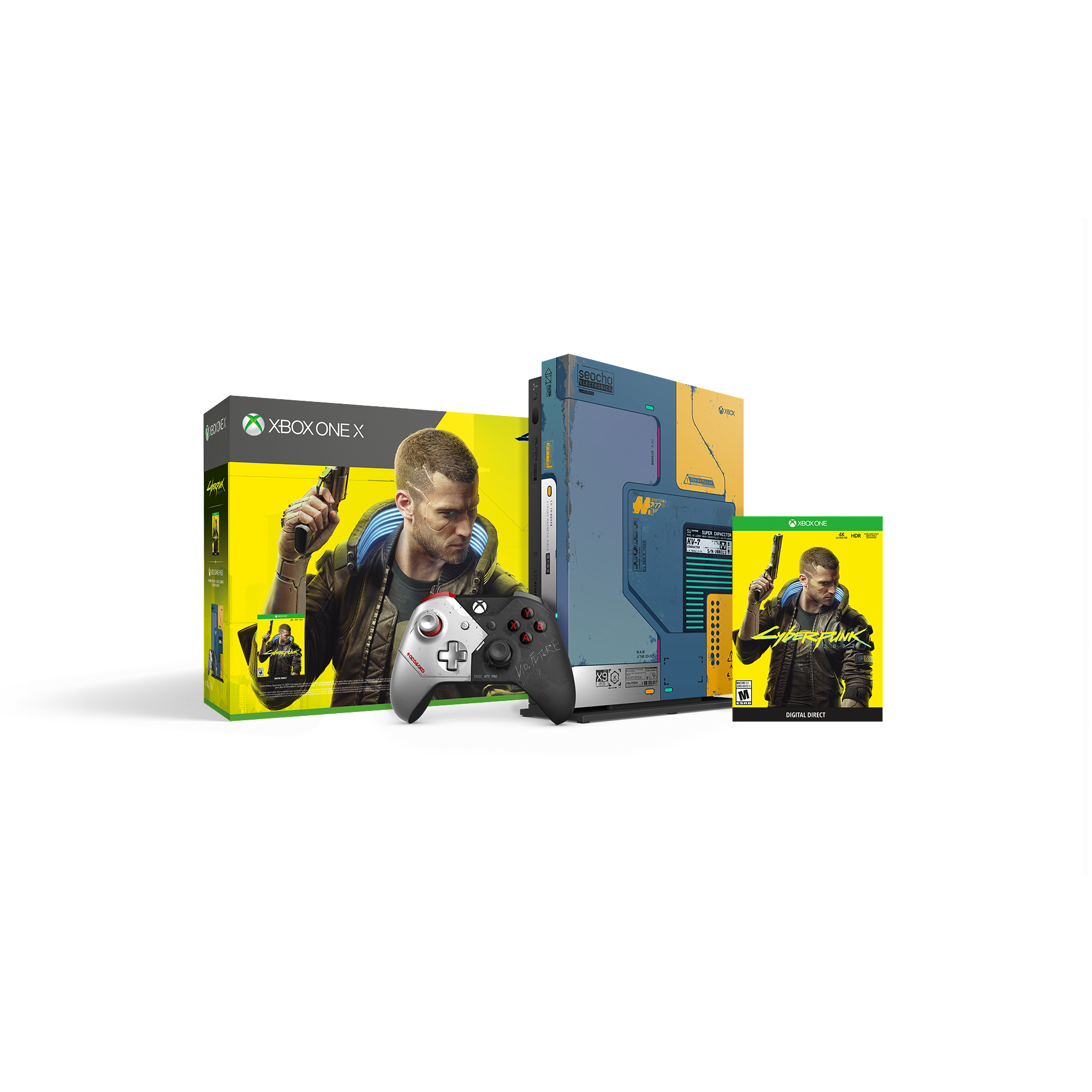 MICROSOFT Xbox One X 1TB – Cyberpunk 2077 Limited Edition