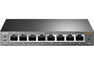 TP-LINK TL-SG108PE - Switch (Schwarz)