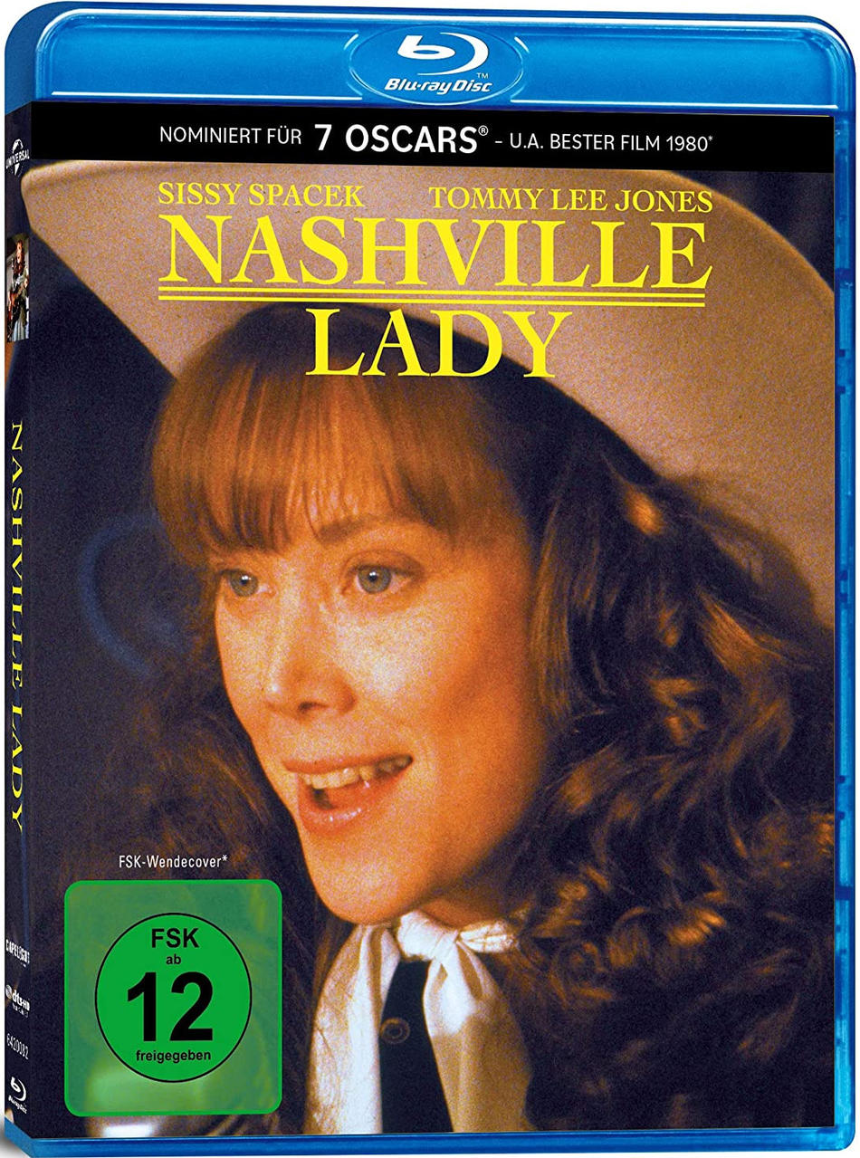 DVD-Hülle für den Film Nashville Lady, mit Bild von Sissy Spacek.