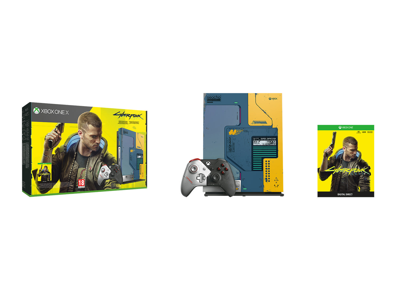 MICROSOFT Xbox One X 1TB – Cyberpunk 2077 Limited Edition
