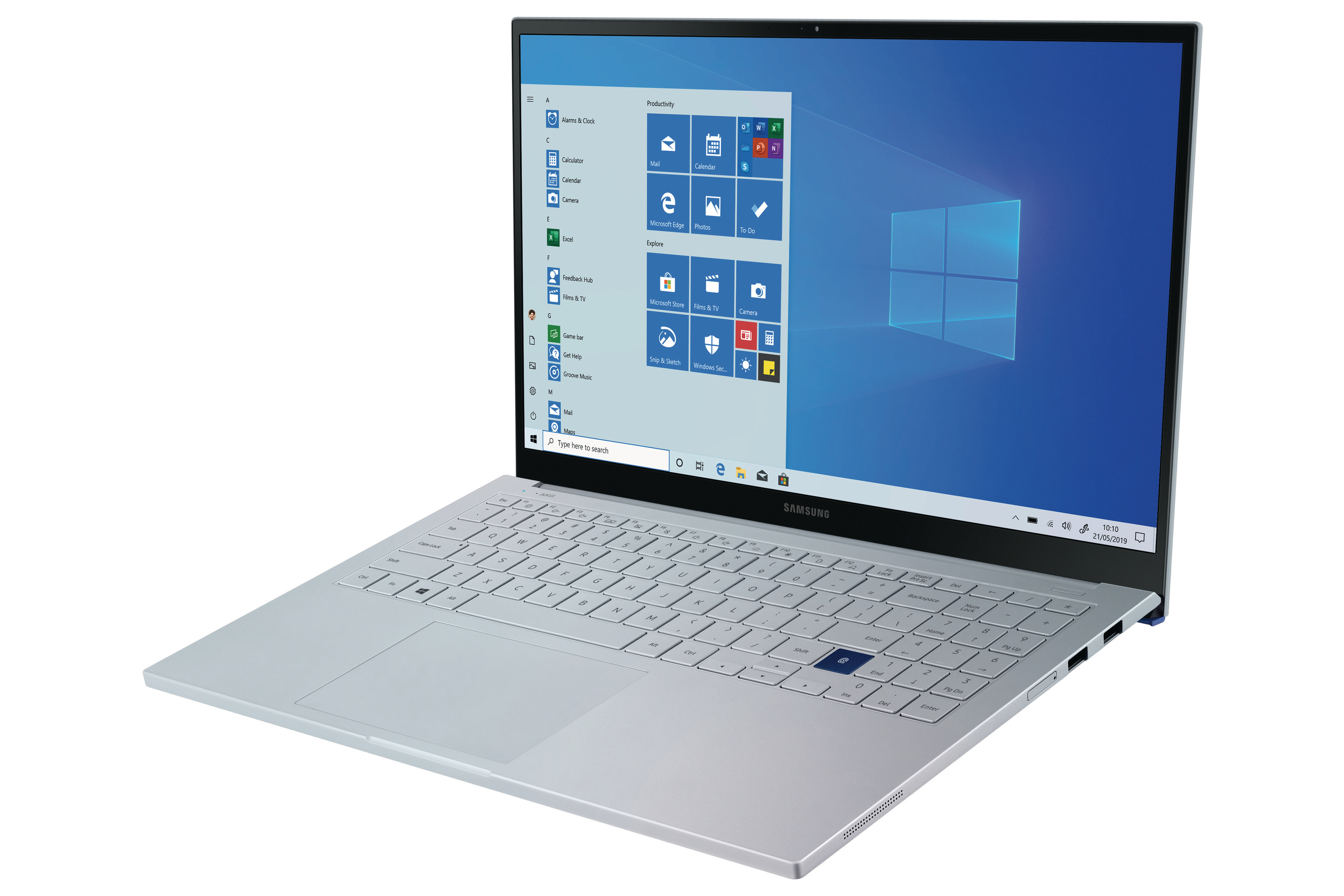 SAMSUNG Galaxy Book Ion - 15,6 Zoll - Intel® Core™ i5 i5-10210U - 8 GB - 256 GB - Intel® UHD Graphics - Windows 10 Home (32 bit)