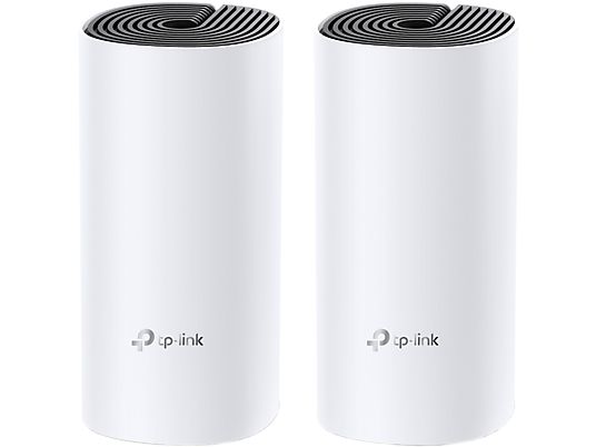 TP-LINK Deco M4 (Paquet de 2) - Système de maillage WLAN (Blanc/Noir)