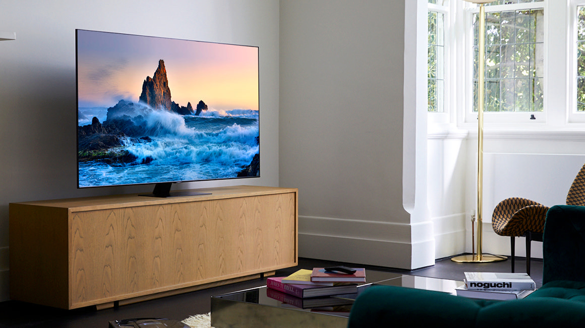 SAMSUNG GQ65Q80T QLED TV (Flat, 65 Zoll / 163 cm, UHD 4K, SMART TV)
