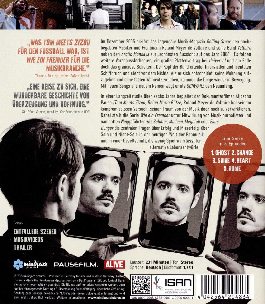 Wie ein Fremder - Eine Deutsche Popmusik-Geschicht Blu-ray