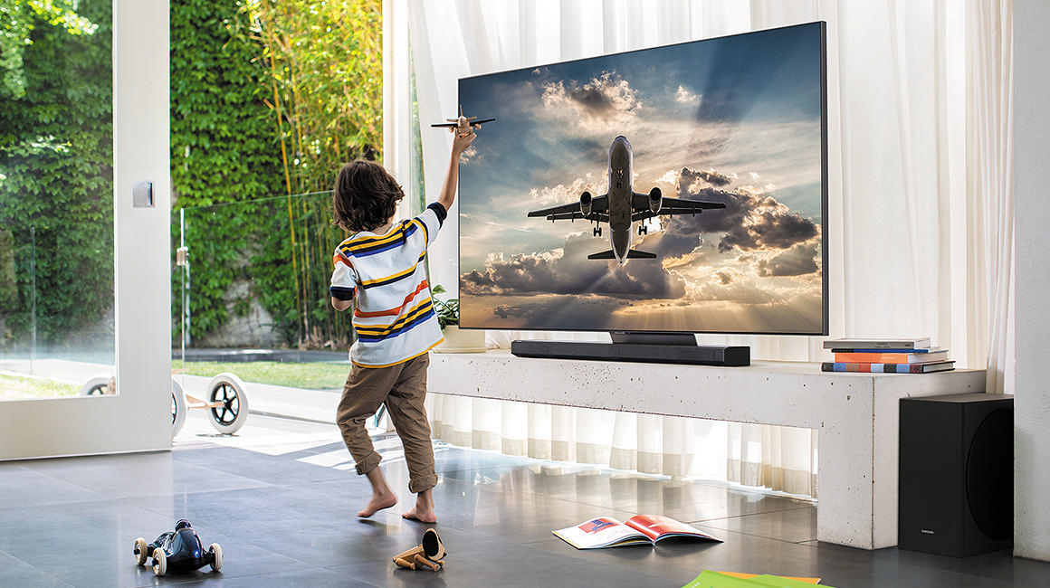 SAMSUNG GQ75Q90T QLED TV (Flat, 75 Zoll / 189 cm, UHD 4K, SMART TV)