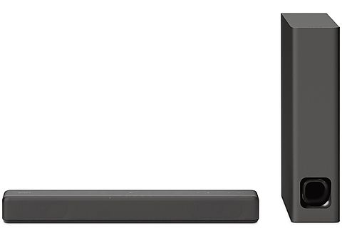 Barra de sonido - Sony HT-MT300, Compacta, Subwoofer inalámbrico, 2.1 canales, Bluetooth, Negro