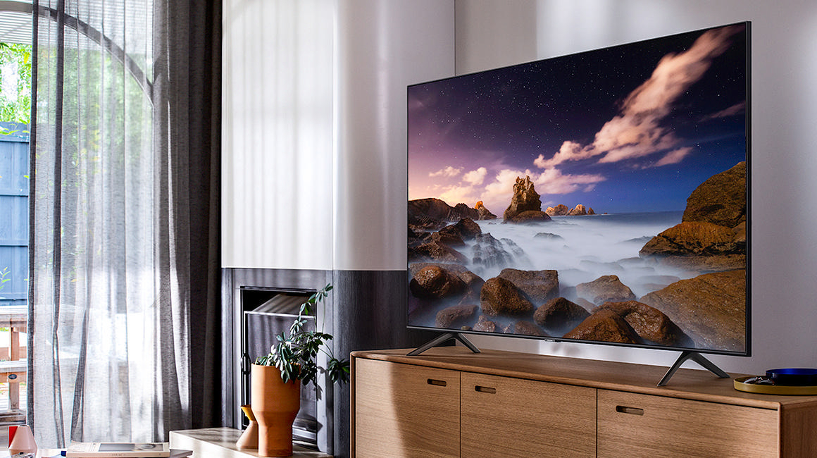 SAMSUNG GQ58Q60T QLED TV (Flat, 58 Zoll / 146 cm, UHD 4K, SMART TV)