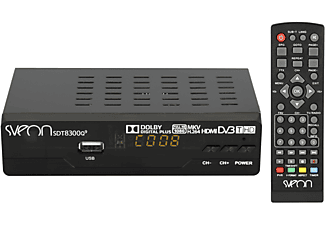 Reproductor multimedia - Sveon SDT8300Q, Full HD, Grabador, USB, DVB-T2 (TDT2)