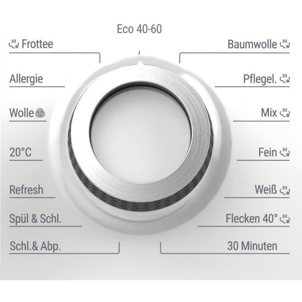 BAUKNECHT WM ELITE 722 C D) kg, Waschmaschine (7 1351 U/Min