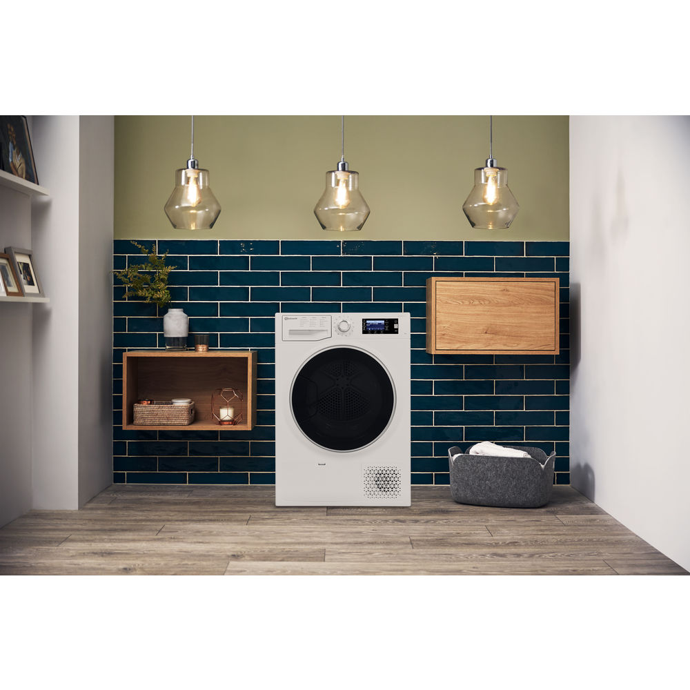 BAUKNECHT T SENSE D 8X3E DE Wärmepumpentrockner (8 kg, A+++, Weiß)