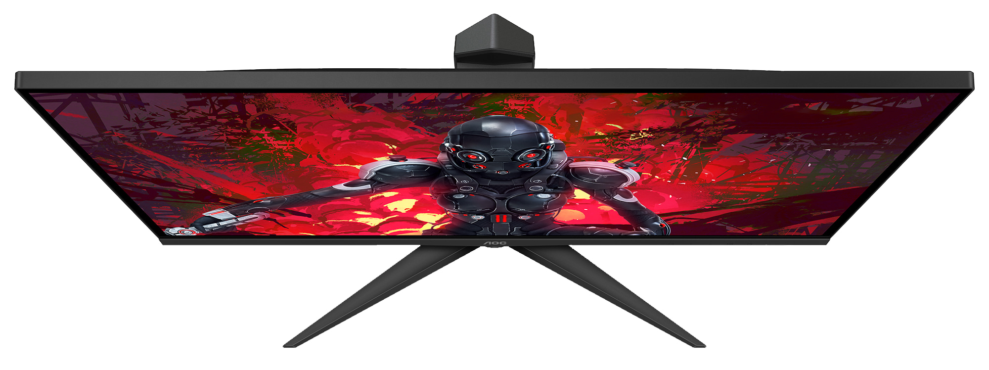 AOC Gaming Monitor 24G2U/BK, 23.8 Zoll, schwarz 23,8 Zoll Gaming Monitor, Full-HD, 1 ms Reaktionszeit, 250 cd/m², 144 Hz, Schwarz