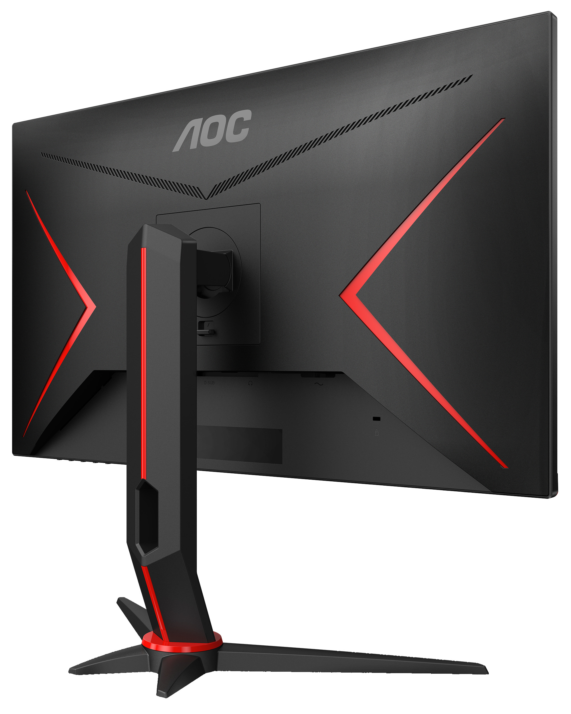 AOC Gaming Monitor 24G2U/BK, 23.8 Zoll, schwarz 23,8 Zoll Gaming Monitor, Full-HD, 1 ms Reaktionszeit, 250 cd/m², 144 Hz, Schwarz