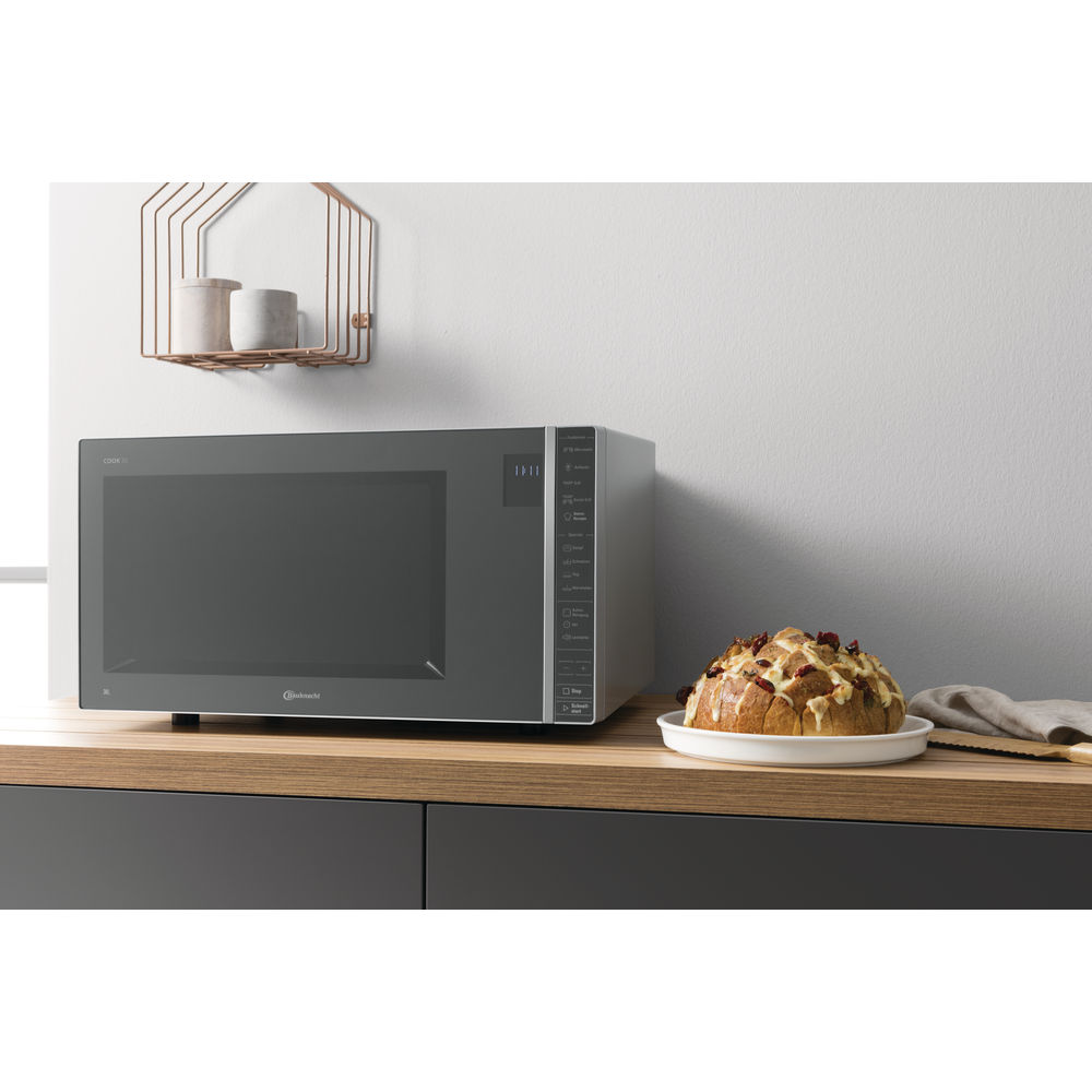 BAUKNECHT MW 304 M, Mikrowelle (900 Watt, Grillfunktion & Dampffunktion)