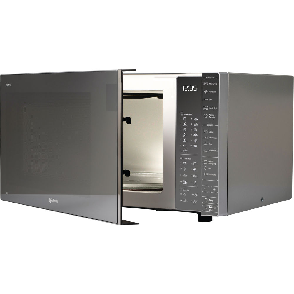 BAUKNECHT MW 304 M, Mikrowelle (900 Watt, Grillfunktion & Dampffunktion)