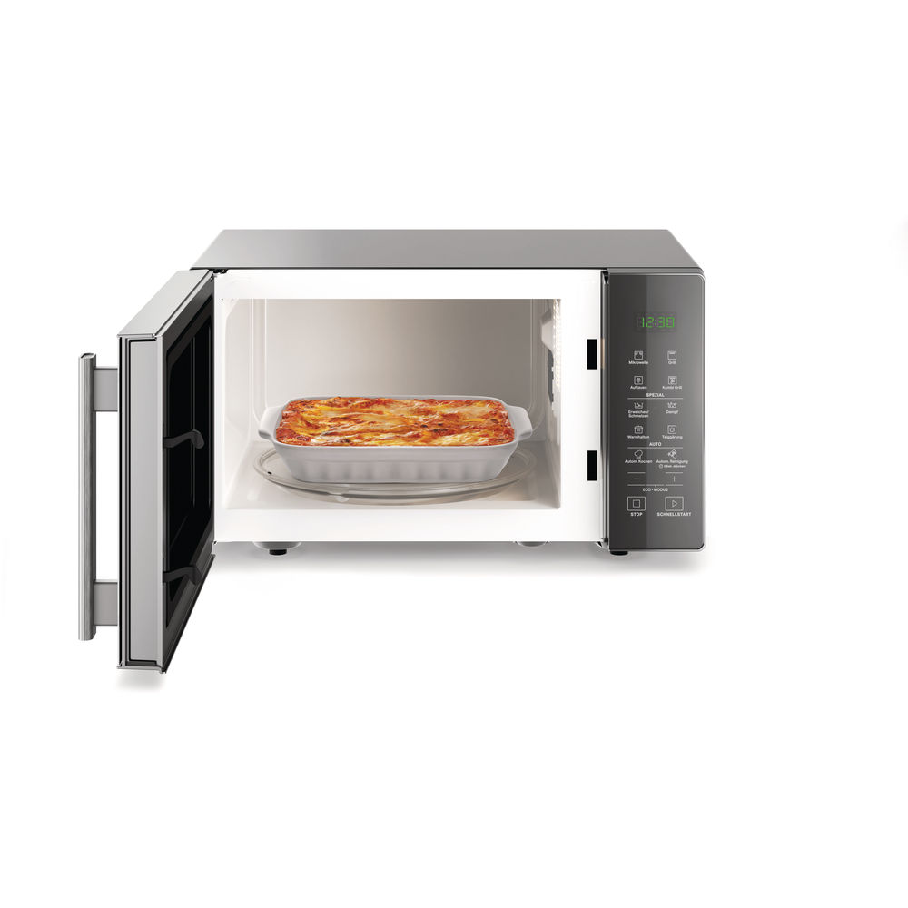 BAUKNECHT MW 254 SM, Mikrowelle (900 Watt, Grillfunktion & Dampffunktion)