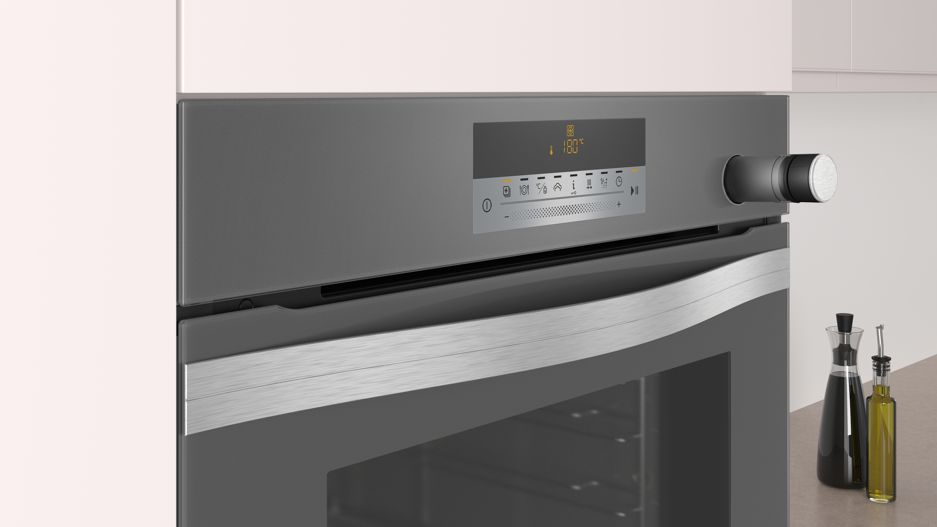 Horno Vapor Combinado 60Cm - Balay 3HA5888A1, 3600 W, 50-60 Hz,Gris Antracita