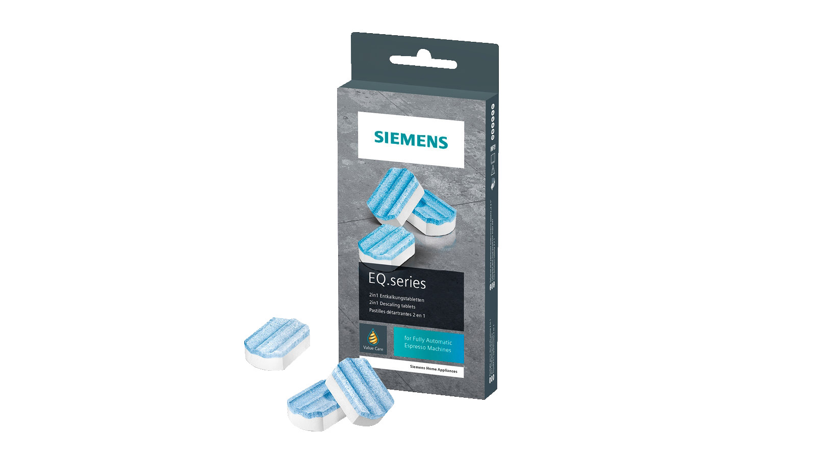 SIEMENS TZ80002A Entkalkungstabletten Weiß/Blau - Bild 1 von 1