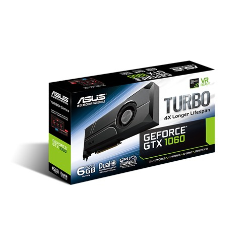 Tarjeta Gráfica - ASUS GeForce GTX 1060 Turbo, 6GB, GDDR5