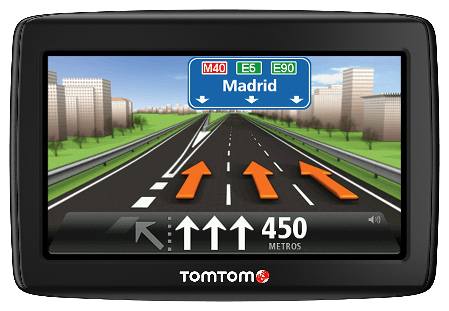 GPS - TomTom Start 25, Mapa de Europa, 5", LCD, Pantalla táctil, Negro