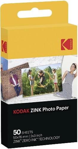 Película fotográfica - Kodak ZINK, 50 hojas, 50x76mm, Printomatic