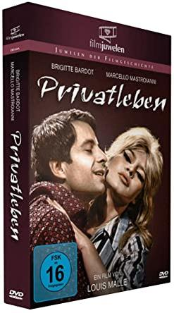 DVD-Cover des Films 'Privatleben', zeigt ein sich umarmendes Paar, mit Text und einem Bewertungssiegel.
