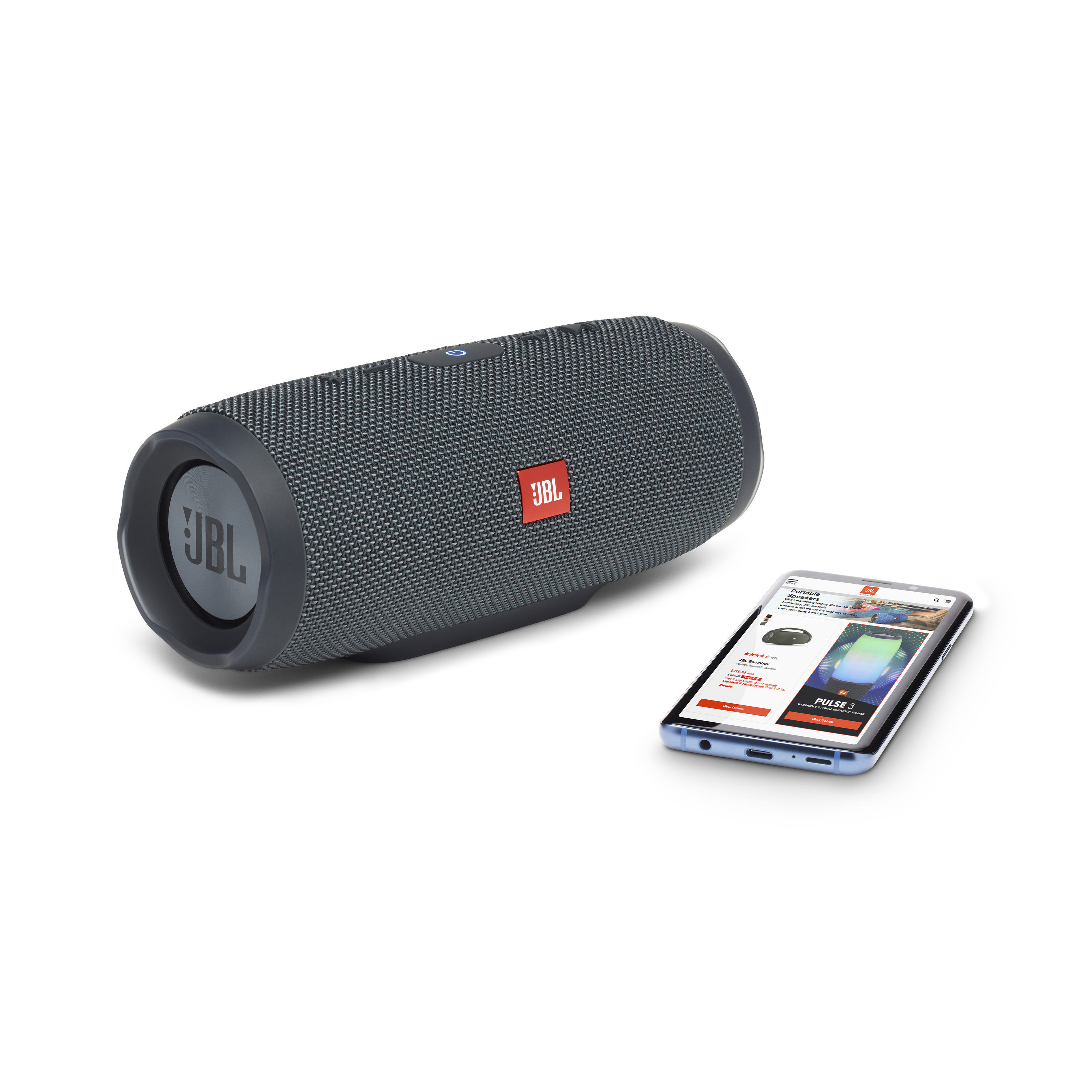 JBL Charge Essential Bluetooth Lautsprecher, Grau
