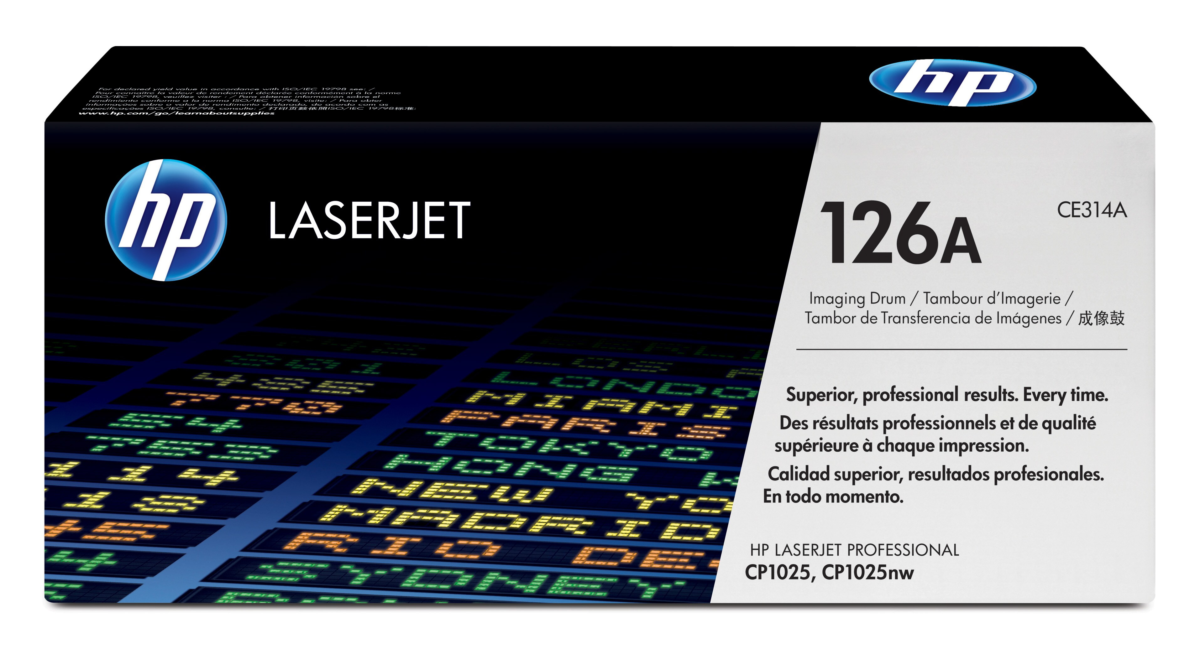 Tóner - HP 126A LaserJet, Tambor de imágenes, Negro y Tricolor, CE314A