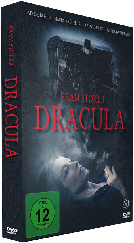 DVD-Cover von Dracula. Auf dem Cover liegt eine Frau unter einem Zug.