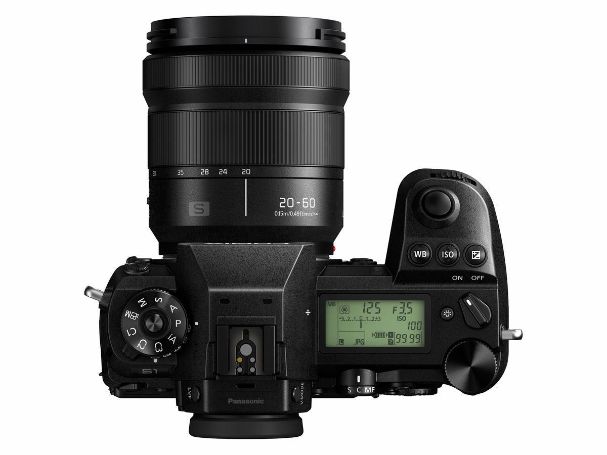 PANASONIC DC-S1KE-K Systemkamera mit Objektiv 20-60 mm, 8 cm Display Touchscreen, WLAN
