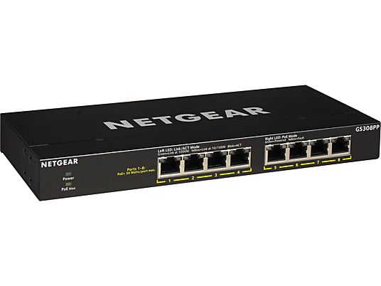 NETGEAR GS308PP - Switch (Noir)