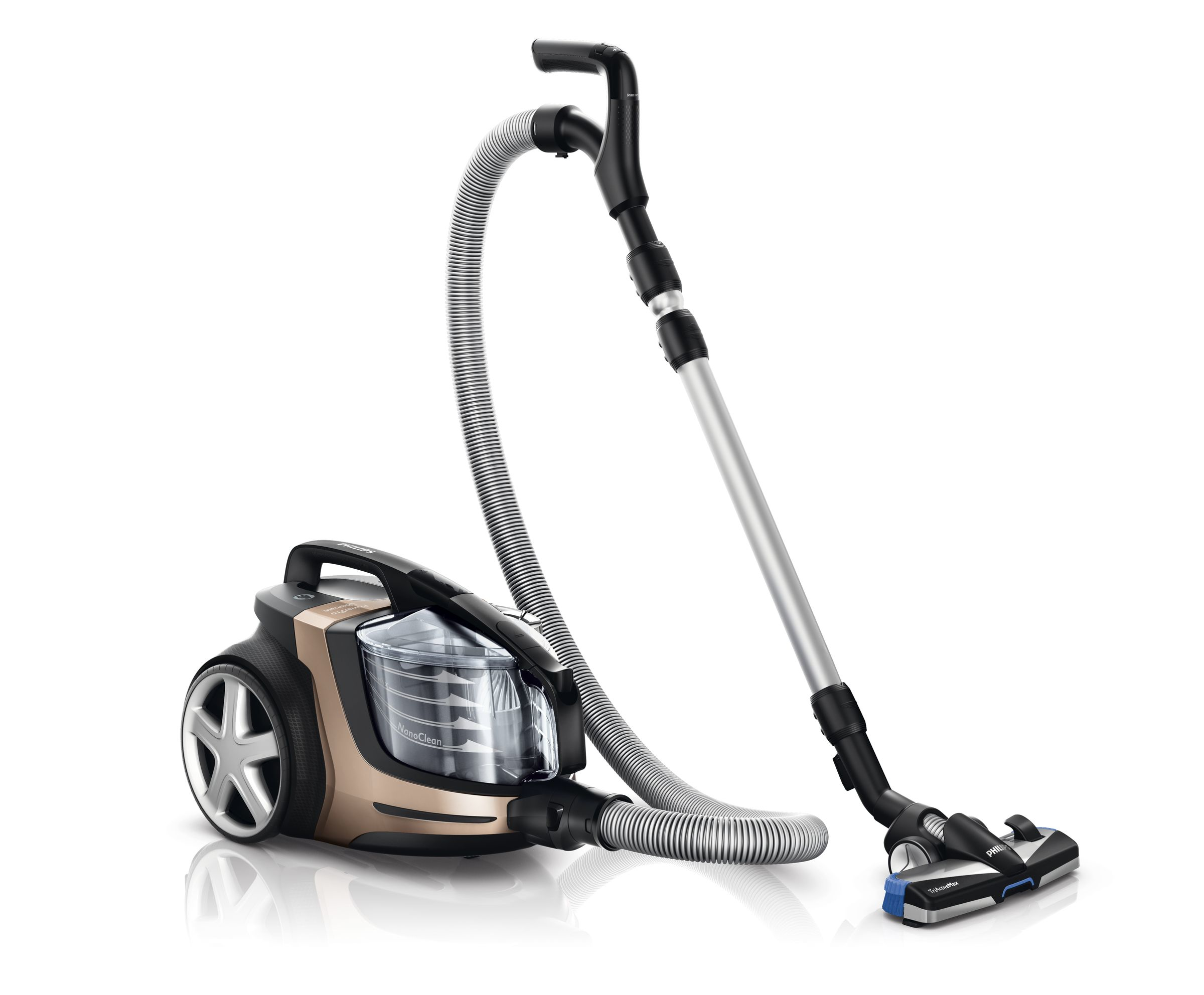 PHILIPS FC9922/09 PowerPro Ultimate Beutelloser Bodenstaubsauger Staubsauger, maximale Leistung: 650 Watt