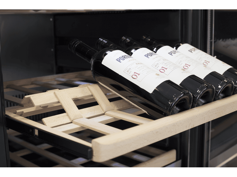 Caso 730 wine Comfort 1800 smart WIFI Weintemperierer (455 l, 184 kWh, EEK: G, Silber, Anzahl Flaschen: 180) — Foto 4 von 4