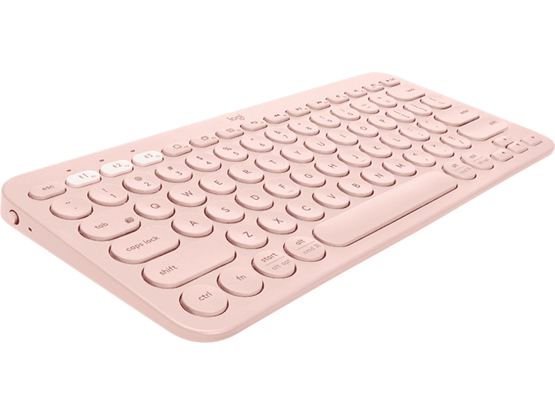 Giet verticaal thee LOGITECH Draadloos Toetsenbord AZERTY FR Roze (920-009585)