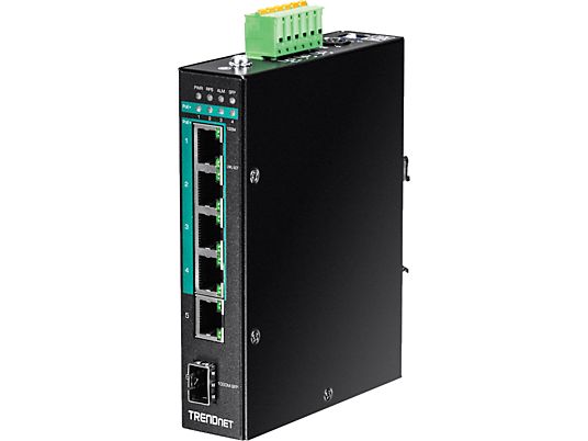 TRENDNET TI-PG541 Gigabit PoE+ à 5 ports - Switch (Noir)