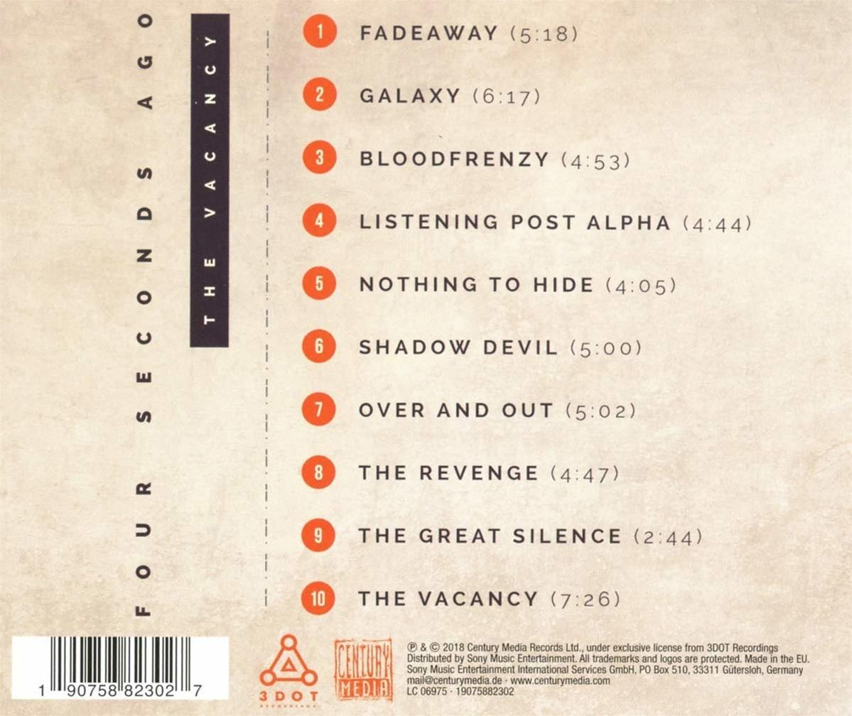 Four Seconds Ago - The Vacancy  - (CD)
