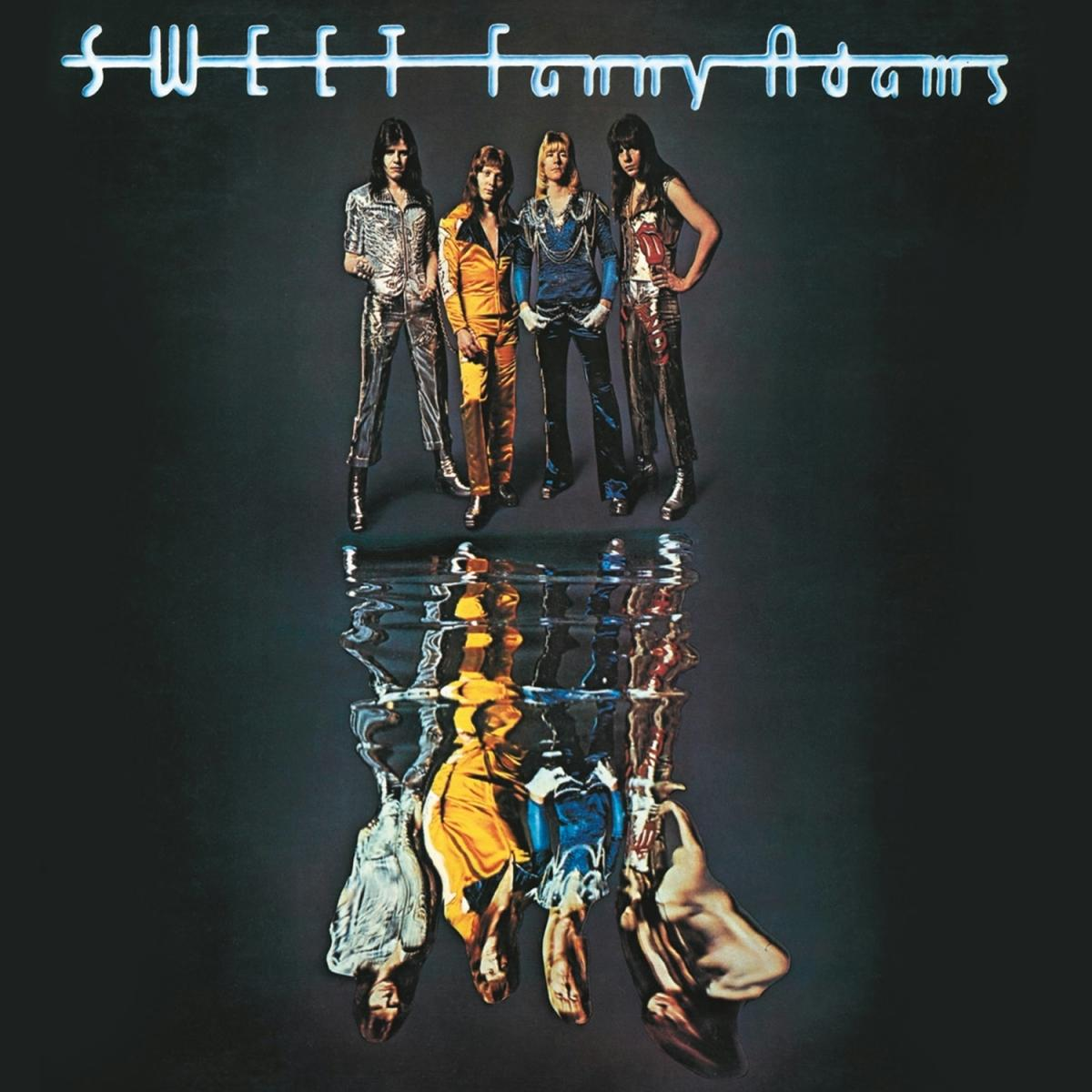 Albumcover: Vier Männer in Anzügen spiegeln sich im Wasser. Text: Sweet Fanny Adams.