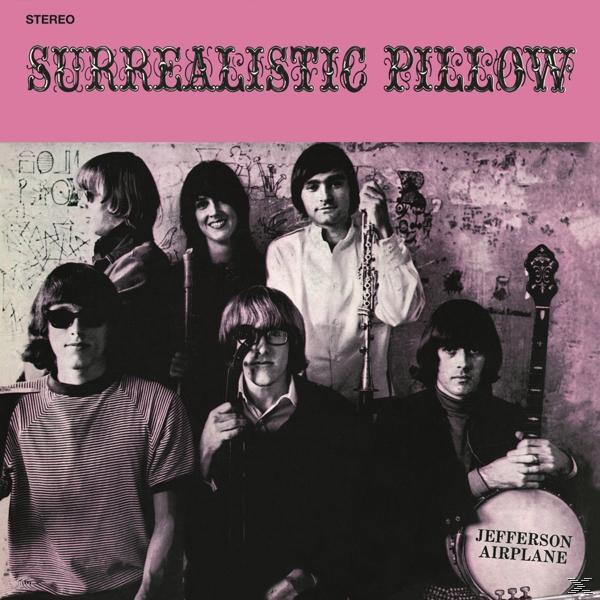 Album borítója. A zenekar tagjai egy fal előtt pózolnak. A cím: 'Surrealistic Pillow'.