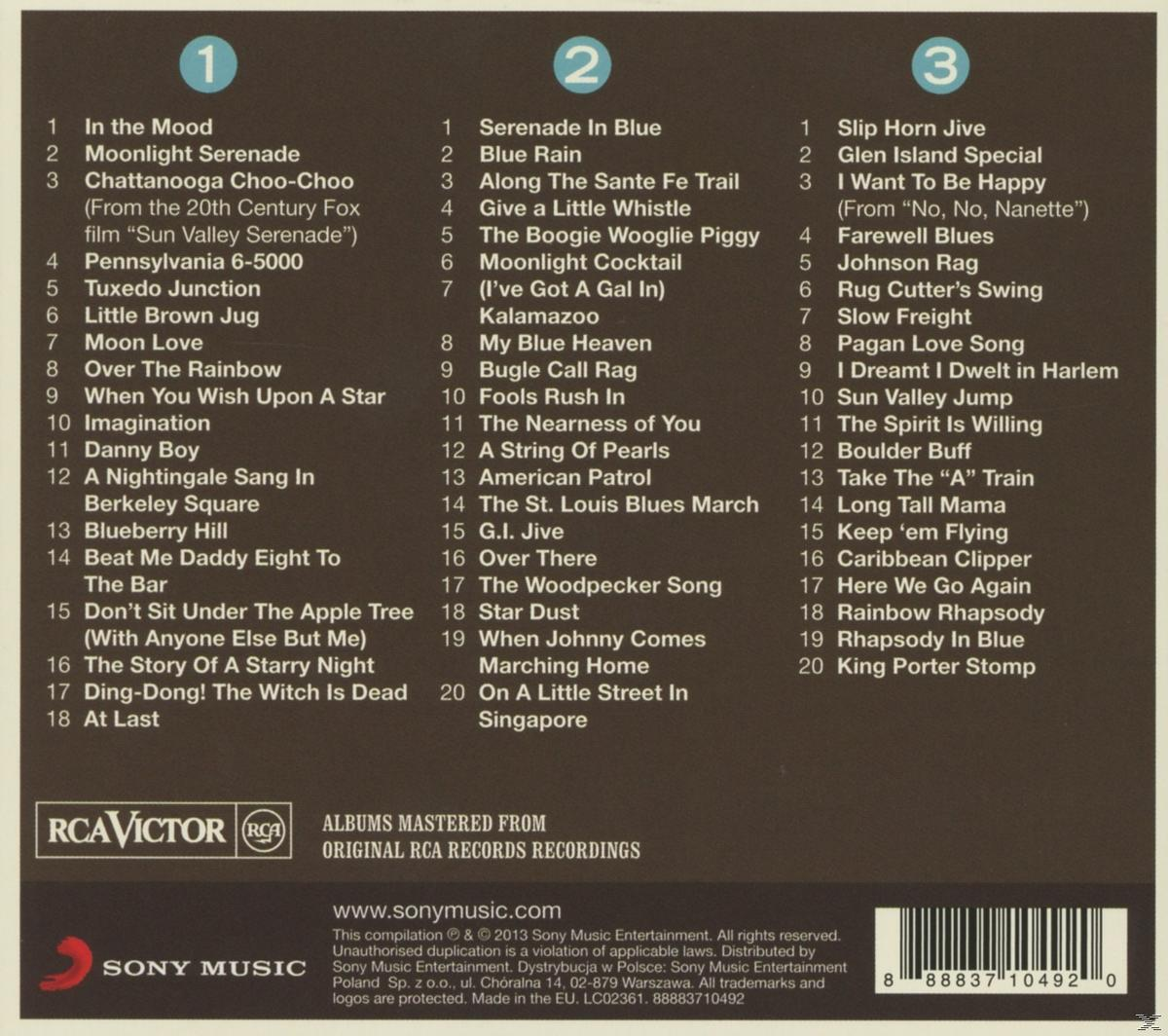 Album borító számlistával. Tartalmazza a dalcímeket és az előadók neveit. RCA VICTOR logó látható.