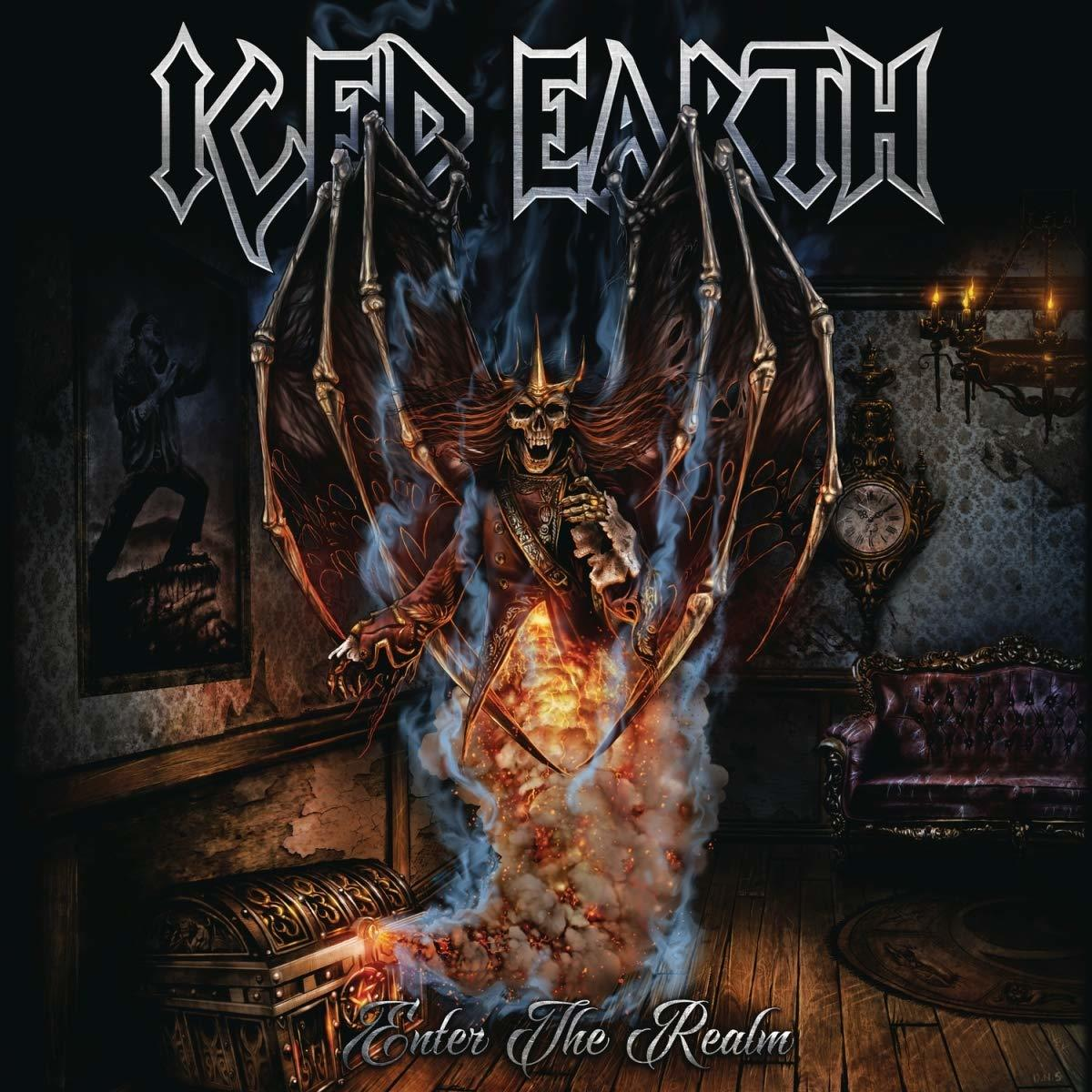 Az Iced Earth album borítója, egy démoni figurával, tüzes környezetben.