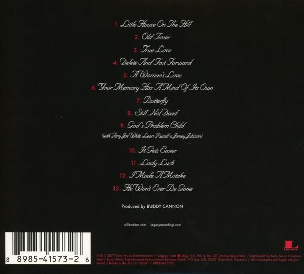 CD-Rückseite mit Titelliste und Credits.