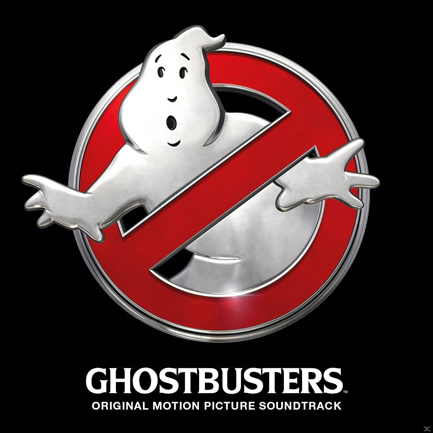 Album borítója Ghostbusters logóval és fehér szellemfigurával. Cím: Ghostbusters Original Motion Picture Soundtrack.