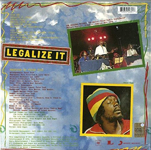 Album borítója. Bob Marley fotó és szöveg kék háttéren. Egy fotó a sarokban.