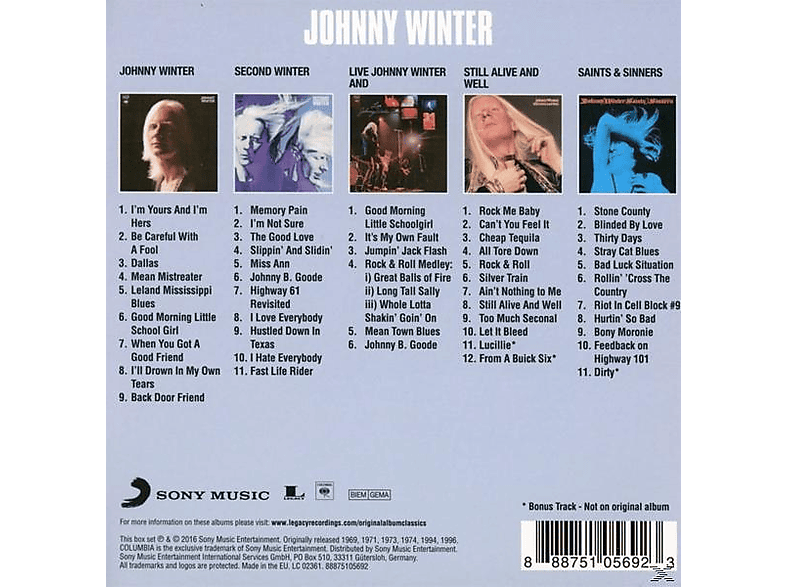 Thumbnail - Johnny Winter - Original Album Classics (CD)