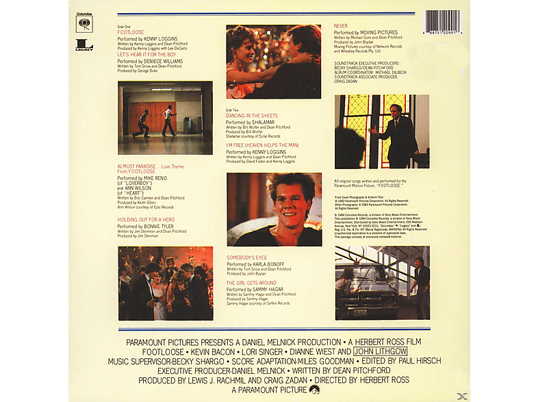 Thumbnail - VARIOUS - Footloose (Original Motion Picture Soundtrack) (Vinyl)