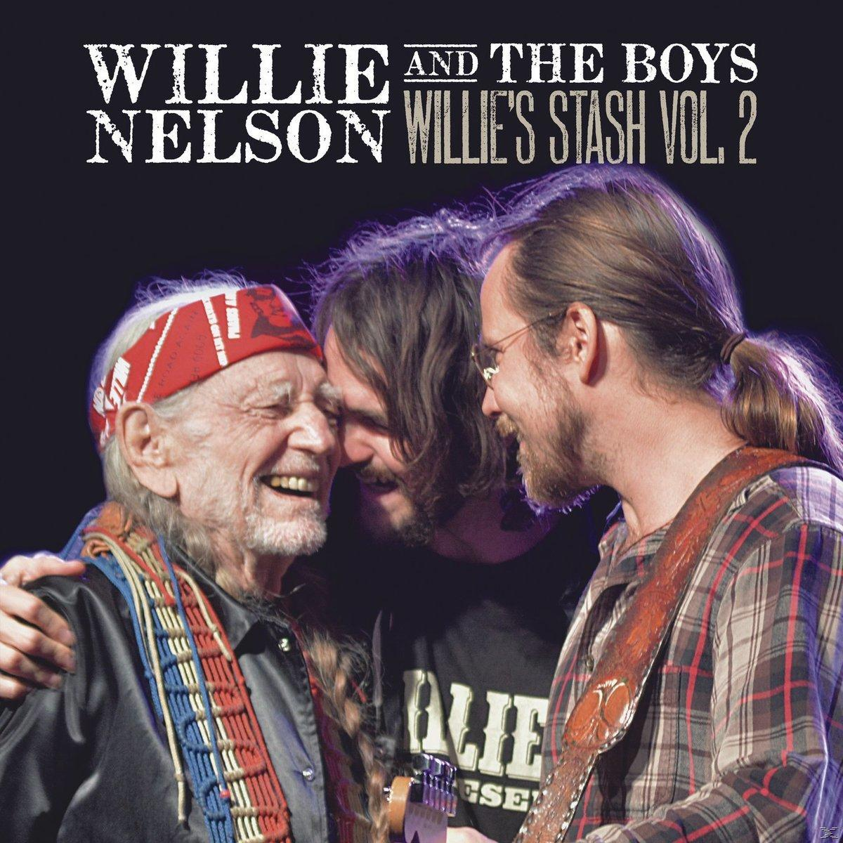 Album borító: Willie Nelson and The Boys, három mosolygó férfi, Willie kendővel, gitárral.