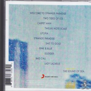 CD-achterkant met songtitels, wit en blauw, Sony Music logo. Albumhoes en songnamen.