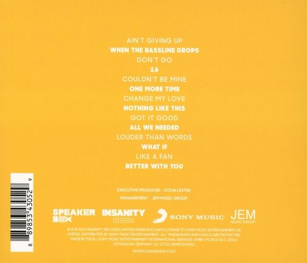 Craig David - Following My Intuition  - (CD)