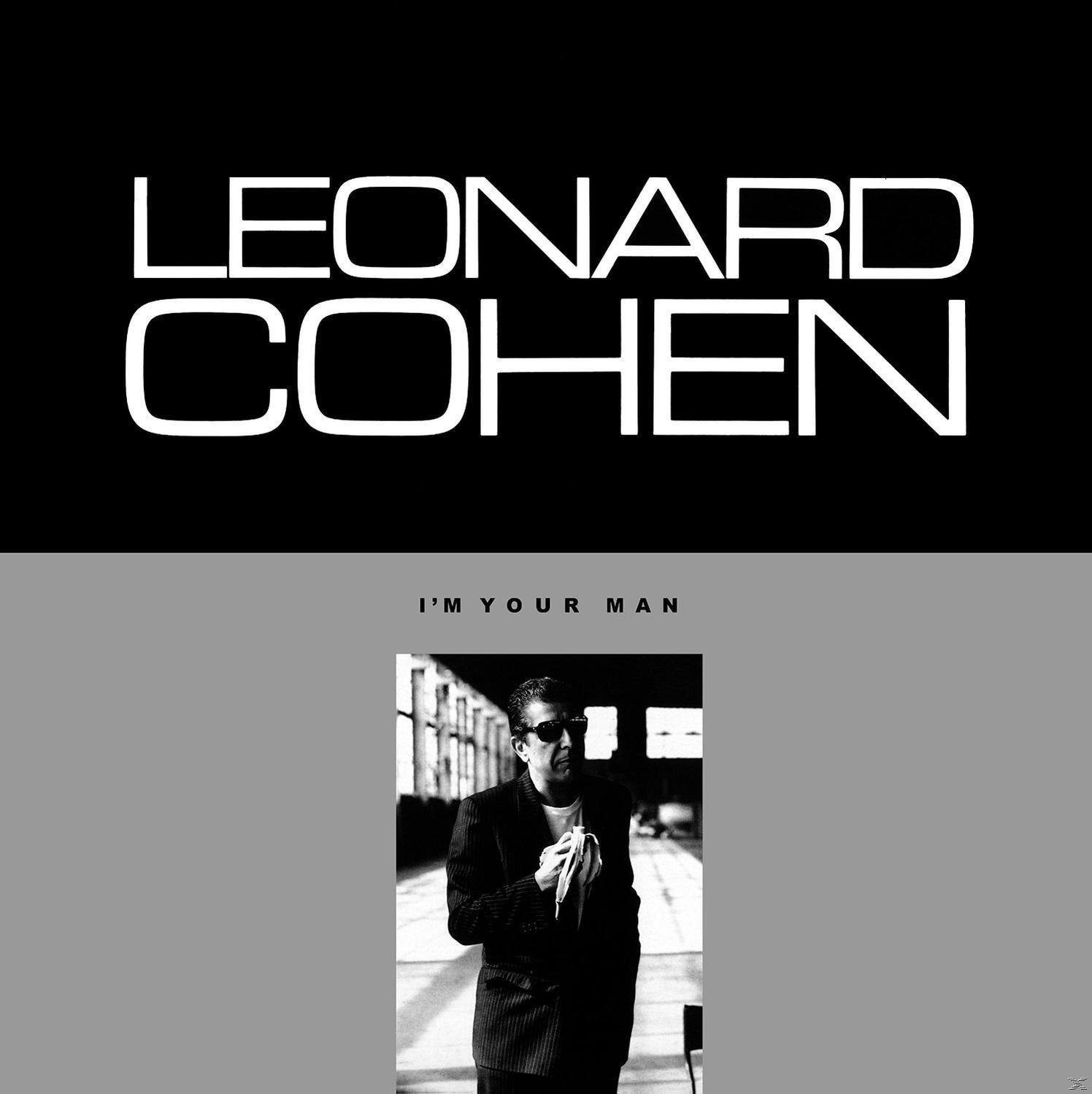 Leonard Cohen Albumcover. Schwarz-Weiß-Bild. Leonard Cohen ist in der Mitte. Der Titel steht oben.