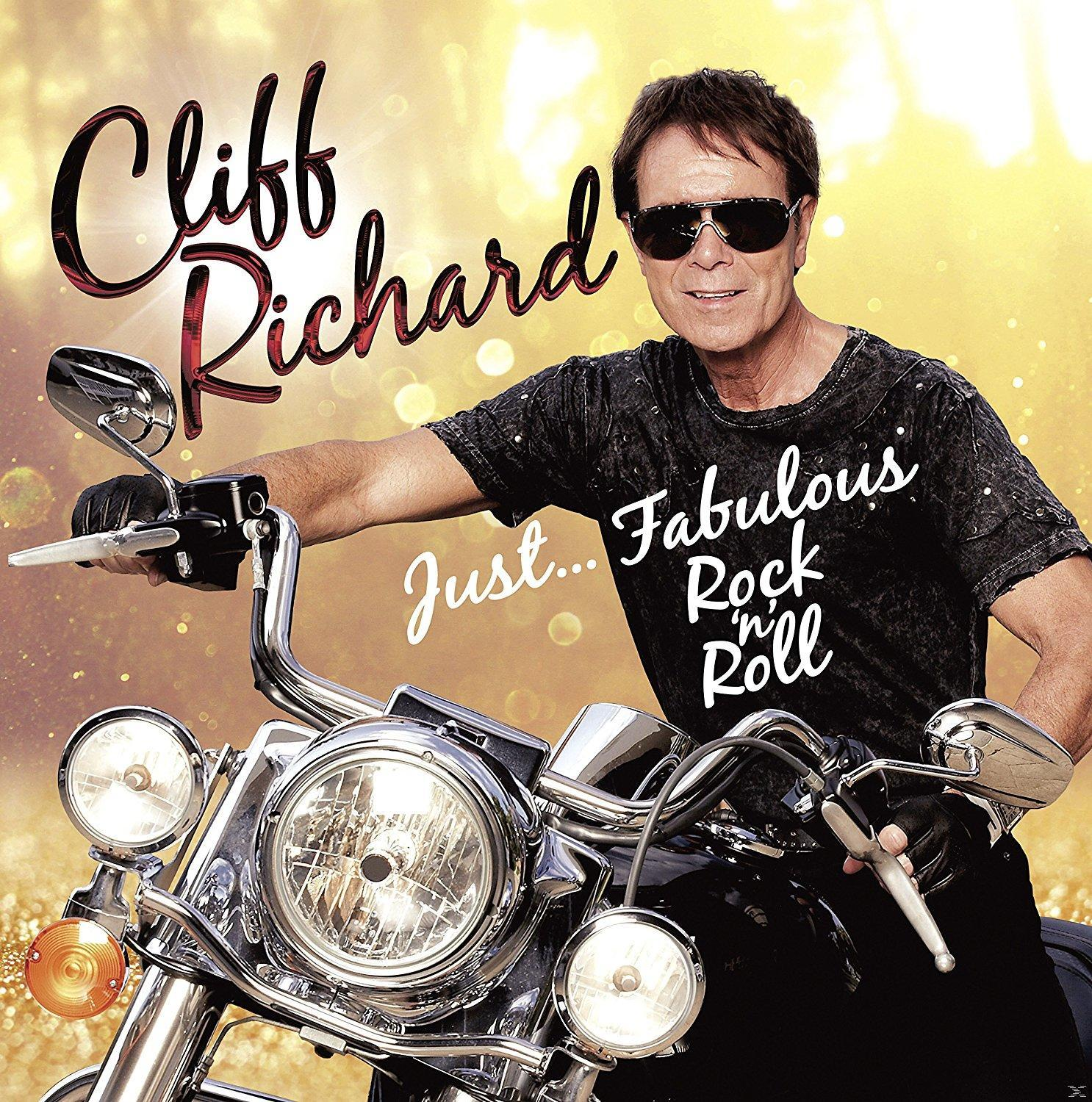 Cliff Richard album borító. Férfi motoron. Cím: Fabulous Rock 'n' Roll.